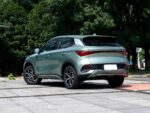 Электромобиль BYD Yuan Plus 510 KM Flagship, вид сзади, слева