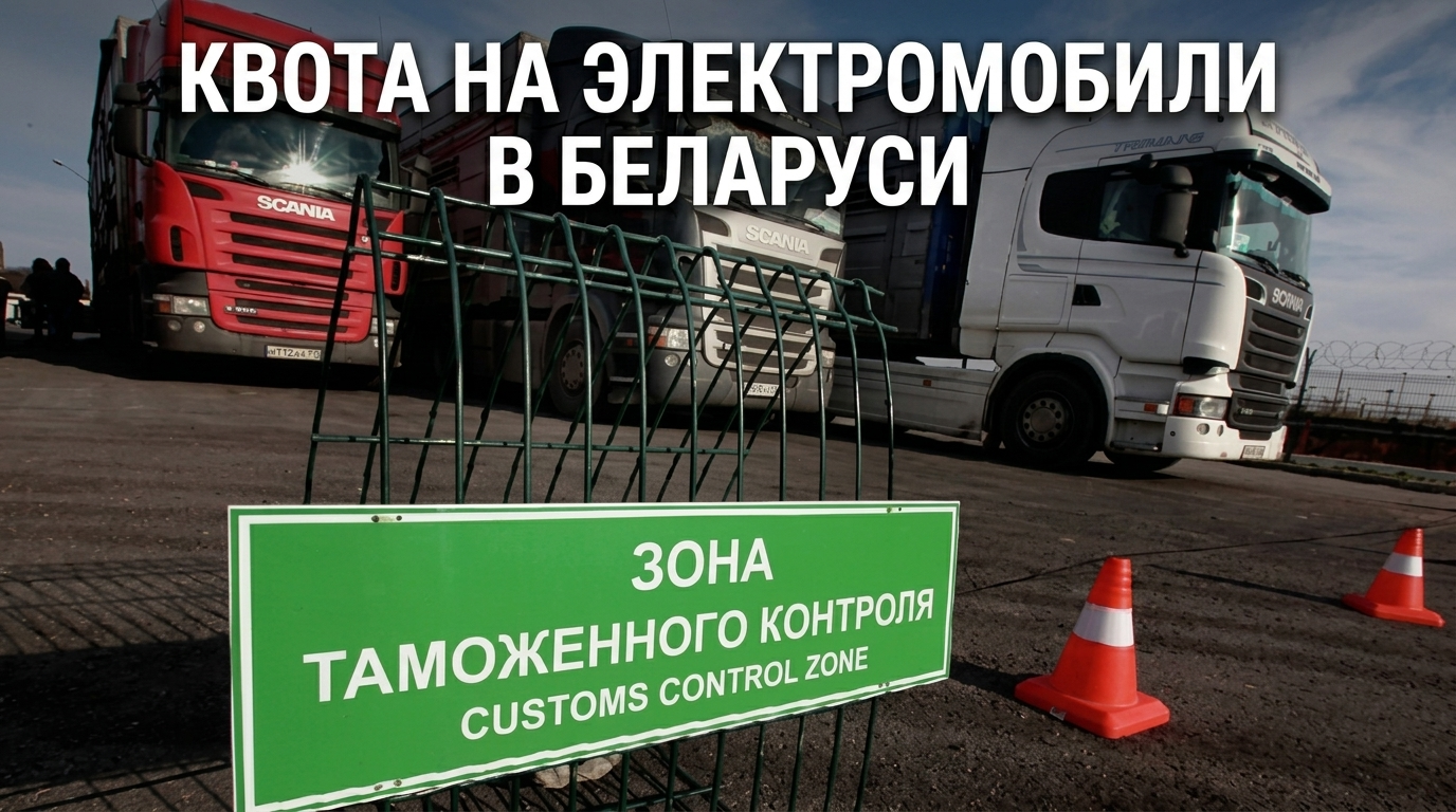 Квота на ввоз электромобилей в РБ на 28 августа 2026 года